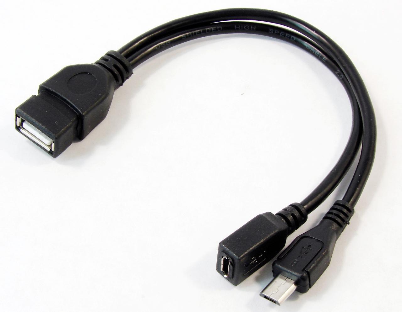  USB Af - micro USB A-OTG-AFBM-004 USBAF/Micro BM 0,15 ,   