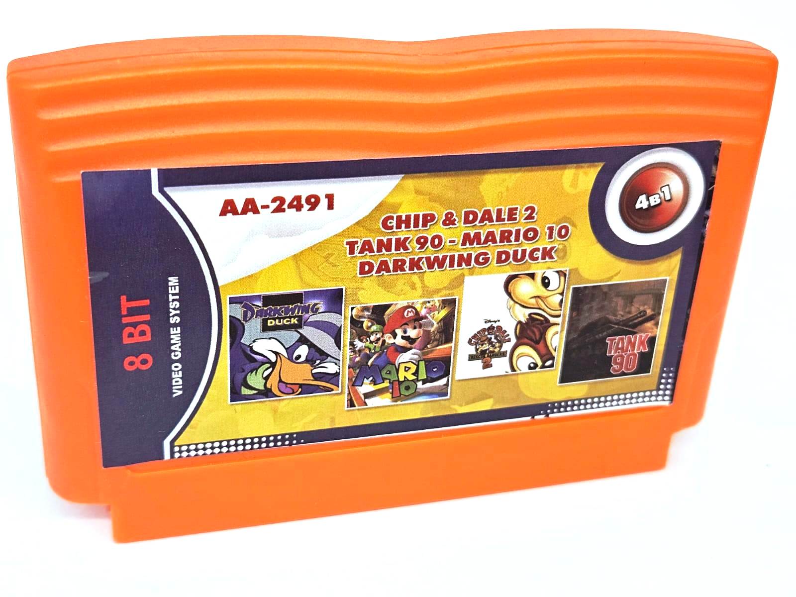    AA-2491 4 in 1 (Dendy), Darkwin Duck, Chip & Dale, Tank 90, Mario 10