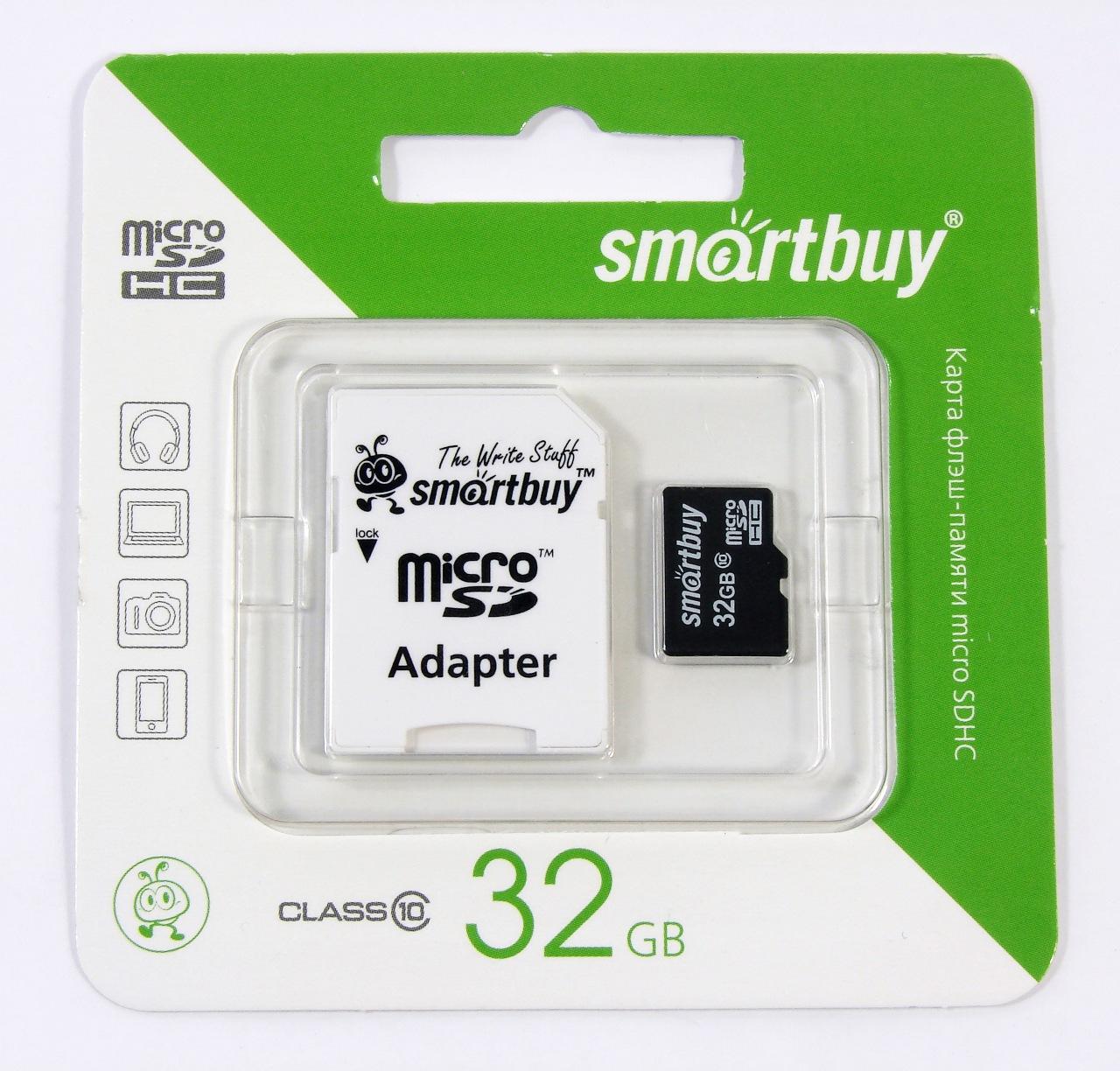   _32Gb microSDHC Class10 SmartBuy (  SD) SB32GBSDCL-10-01