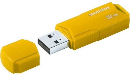   _32Gb USB 2.0 SmartBuy CLUE Yellow (SB32GBCLU-Y)
