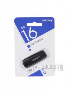   _16Gb USB 2.0 SmartBuy Scout Black (SB016GB2SCK)