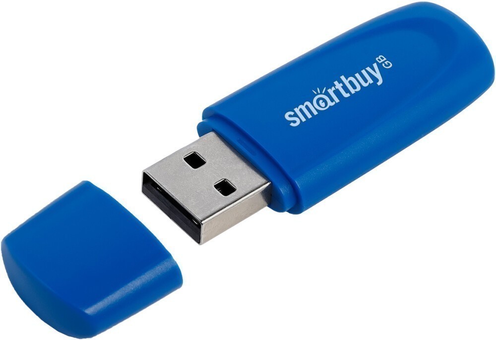   _32Gb USB 2.0 SmartBuy Scout Blue (SB032GB2SCB)