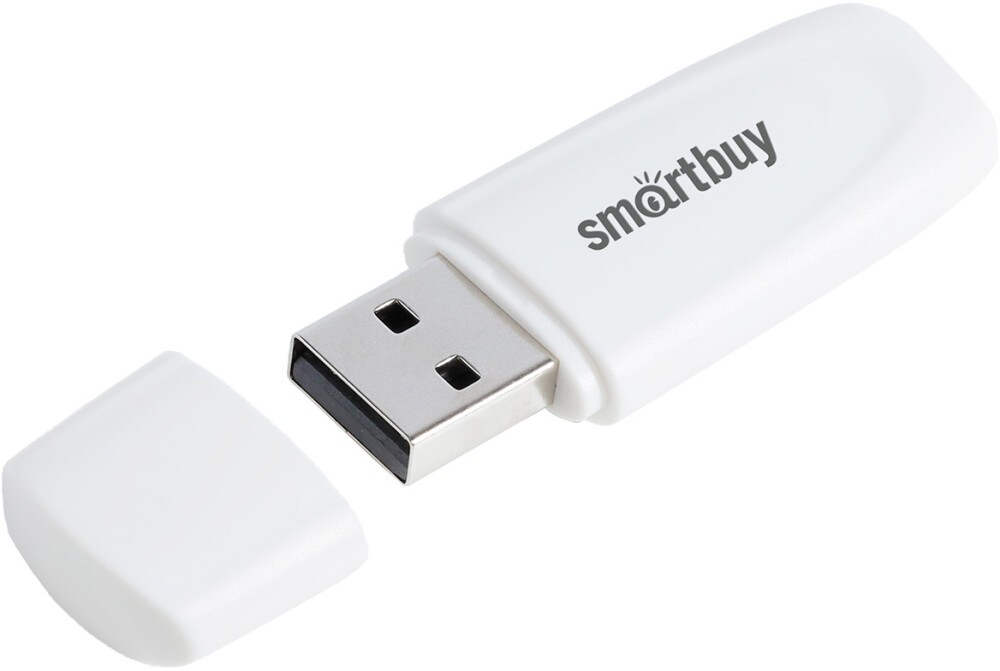   _16Gb USB 2.0 SmartBuy Scout White (SB016GB2SCW)